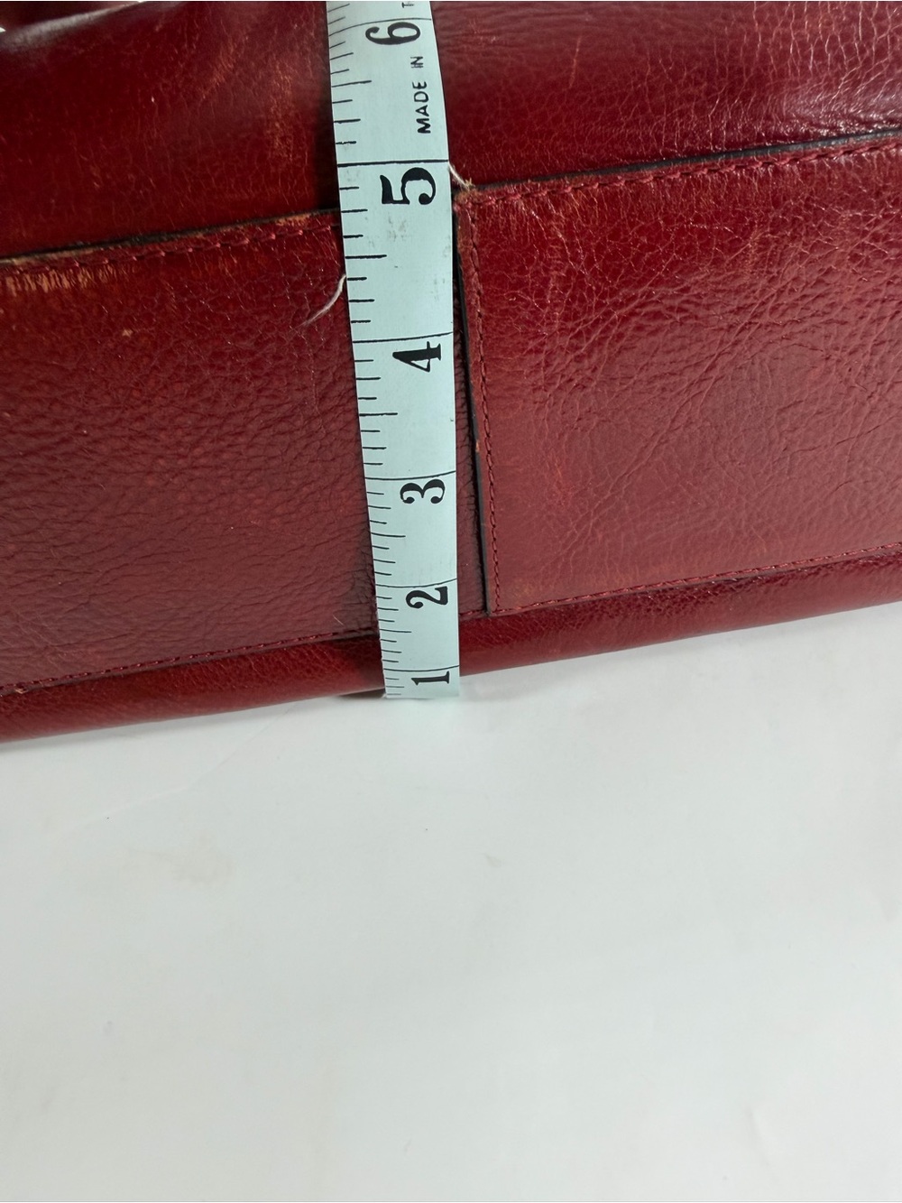 Wilsons Leather Burgundy Laptop Tote Business Briefcase Organizer Quiet Luxury - Picture 10 of 16